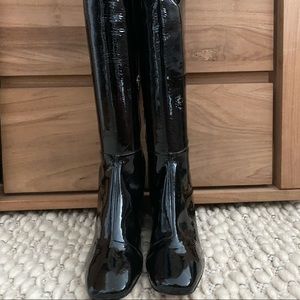NWT Schutz Black Knee High Boots • Size 6.5